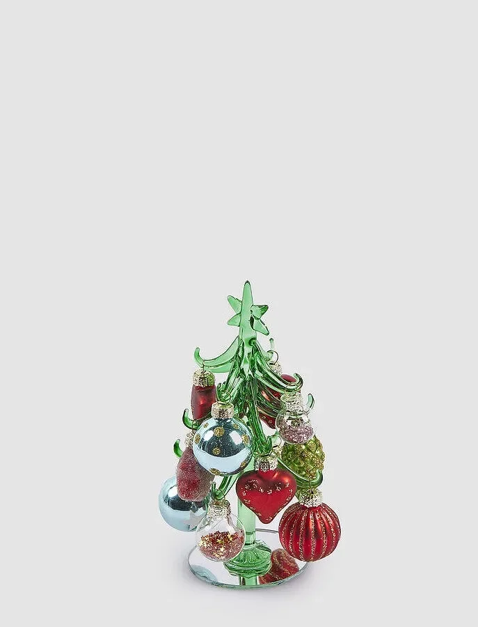 EDG Enzo De Gasperi Decoro Natale Pino Decori X 12 H 15 Cm D 6 Cm Multicolor