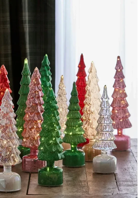 EDG_Enzo De Gasperi Decoro Natale Pino Twist H 40,5 Cm D 9 Cm Mov. Led Red 1 Pz - immagine 2