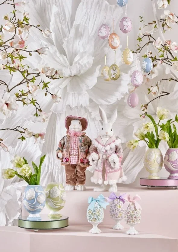 EDG Enzo De Gasperi Decoro Uovo Pasqua da Appendere Ass. H 10,5 Cm D 7,5 Cm Multicolor 1 Pz - immagine 2