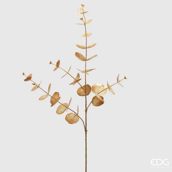 EDG Enzo De Gasperi Eucalipto Ramo H 89 Cm Plastica Copper