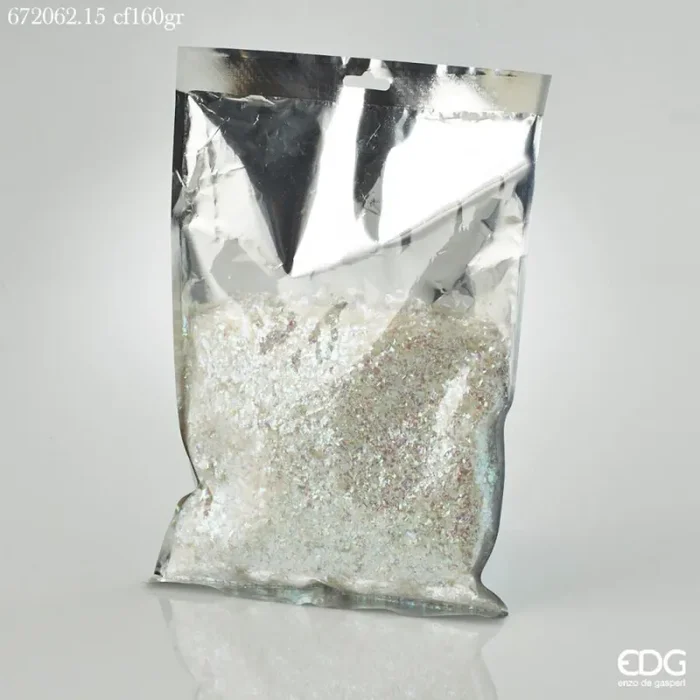 EDG Enzo De Gasperi Fiocchi Neve Natale 160 Gr White Pink