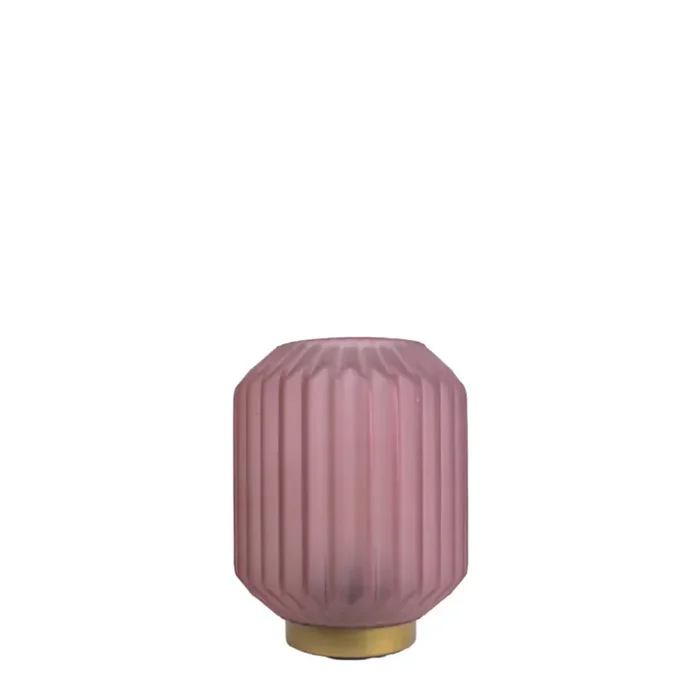 EDG Enzo De Gasperi Lampada Bright con Base H 17 Cm D 13 Cm Rosa Antico Vendita calda online