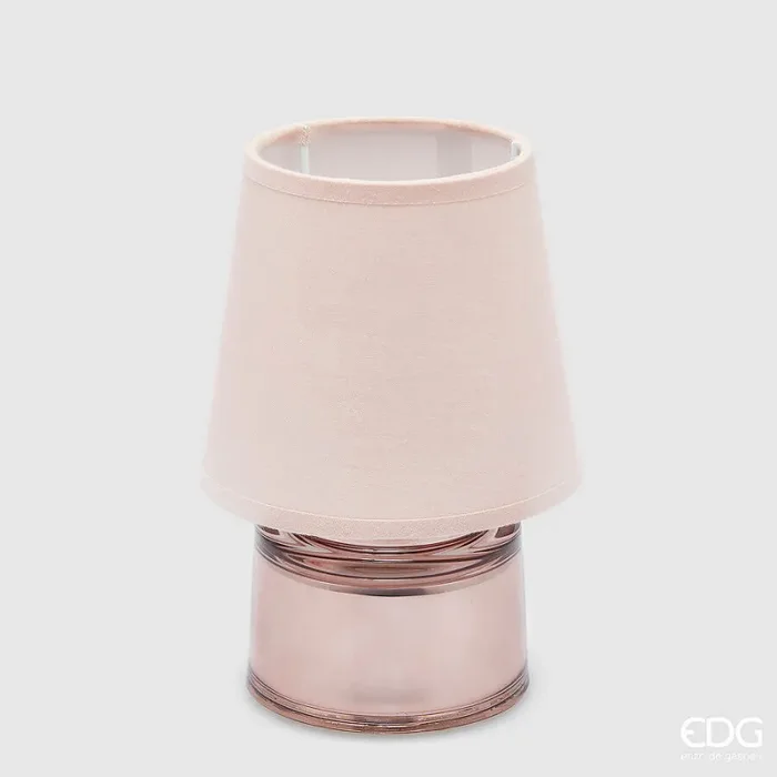 EDG Enzo De Gasperi Lampada da Tavolo Cozy H 18 Cm D 12 Cm IP 20 Rose Gold Scatola Regalo
