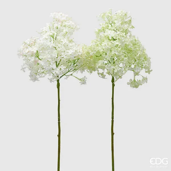 EDG Enzo De Gasperi Lillà Ramo H 95 Cm Bianco e Verde chiaro 2 Pz