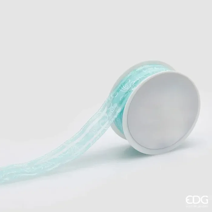 EDG Enzo De Gasperi Nastro Barocco H 4 Cm L 20 Mt Turquoise Online ora