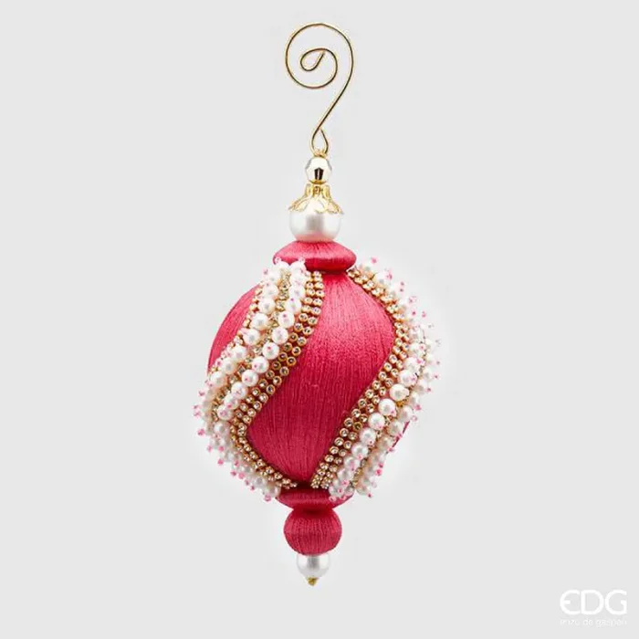 EDG Enzo De Gasperi Palla Natale Silk Perle D 8 Cm Beauty 1 Pz