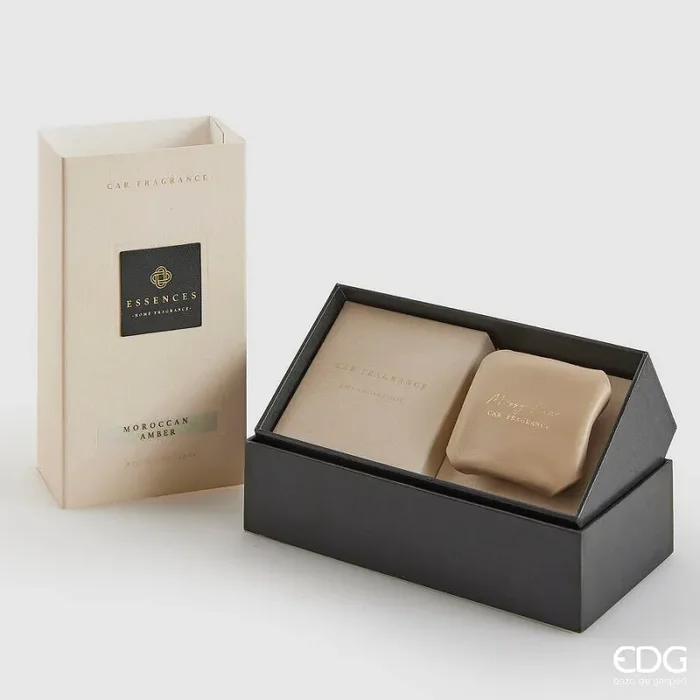 EDG Enzo De Gasperi Profumatore Auto Cuir 10 Ml L 6 Cm L 5,5 Cm Moroccan Amber Scatola Regalo Saldi