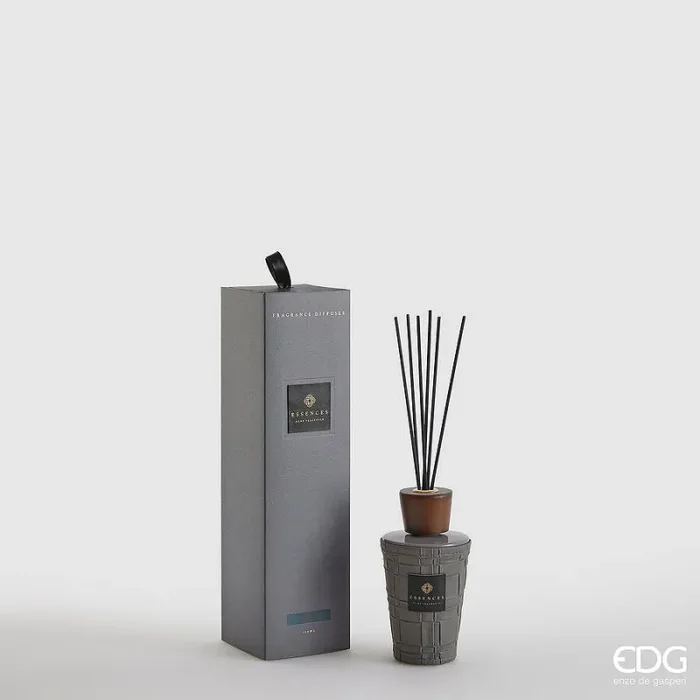 EDG Enzo De Gasperi Profumatore Bottiglia Cuir 150 Ml H 13,5 Cm Black Pepper Scatola Regalo