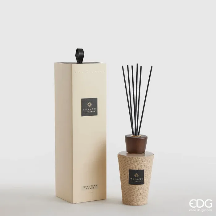 EDG Enzo De Gasperi Profumatore Bottiglia Cuir 300 Ml H 17 Cm Moroccan Amber Scatola Regalo Saldi