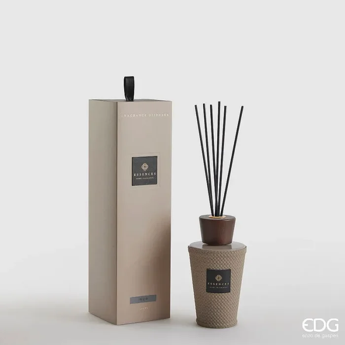 EDG Enzo De Gasperi Profumatore Bottiglia Cuir 300 Ml H 17 Cm Oud Scatola Regalo