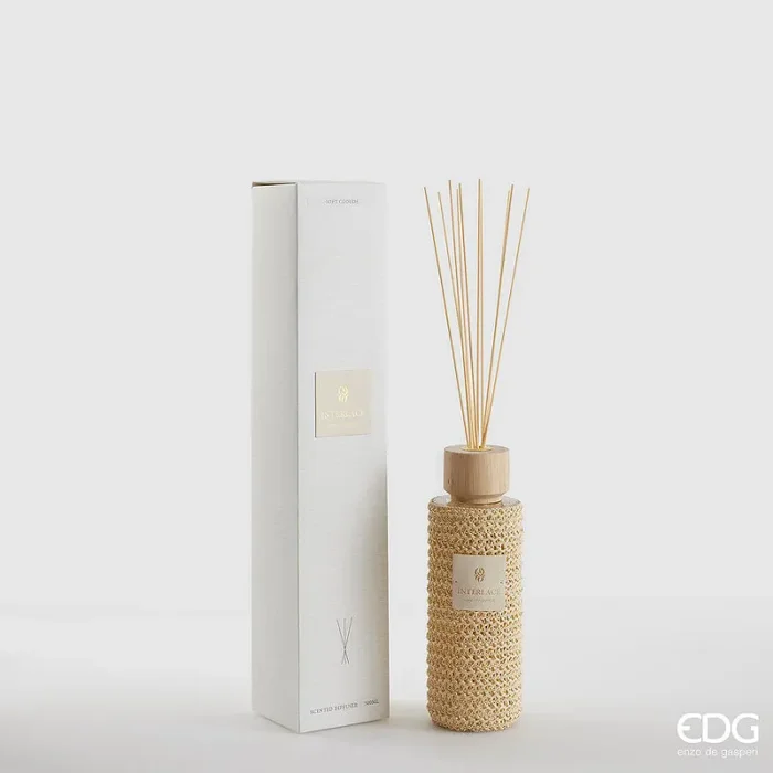 EDG Enzo De Gasperi Profumatore Bottiglia Embrace 500 Ml H 22,5 Cm Soft Clouds Scatola Regalo