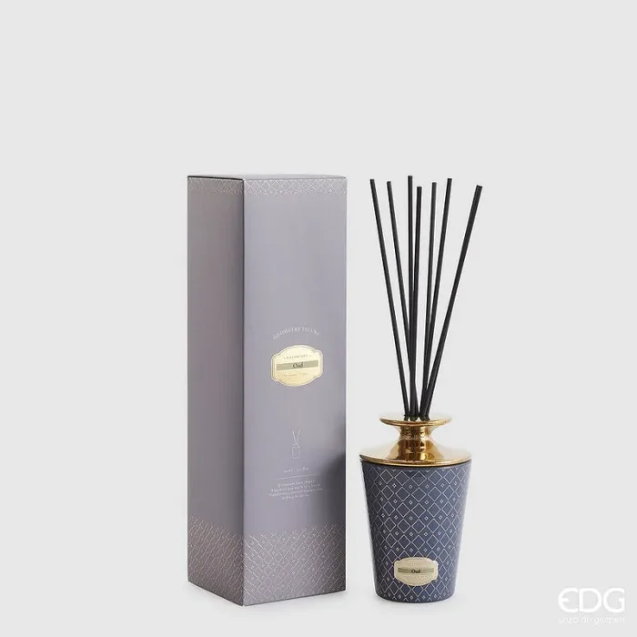 EDG Enzo De Gasperi Profumatore Bottiglia Enigma 400 Ml H 16 Cm Oud Scatola Regalo