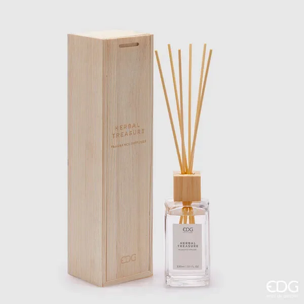 EDG Enzo De Gasperi Profumatore Bottiglia Essential 330 Ml H 16 Cm Herbal Treasure Sconti