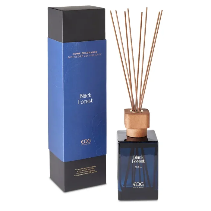 EDG Enzo De Gasperi Profumatore Bottiglia Tappolegno 500 ml + Bastoncini Black Forest Vendita online