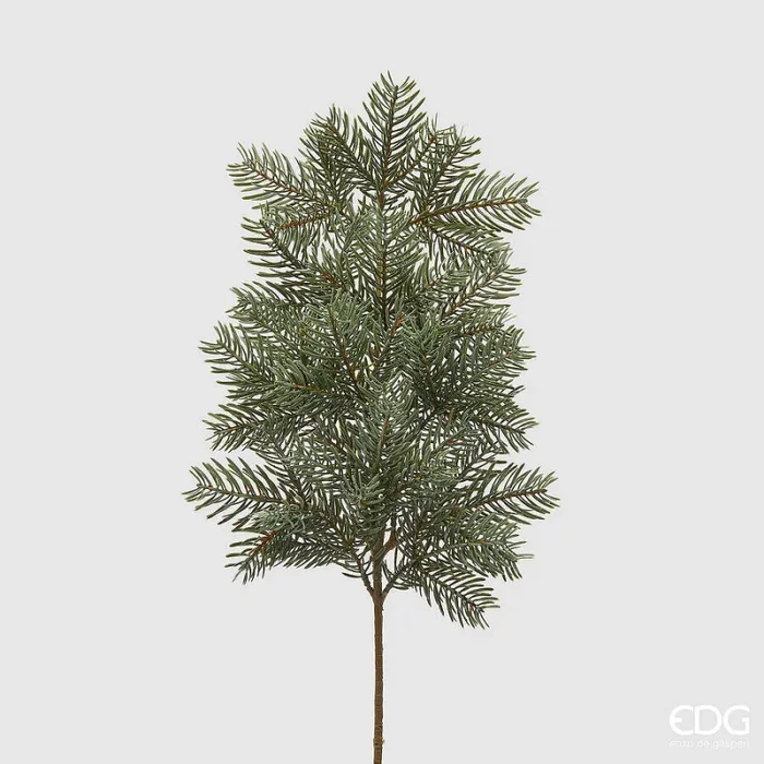 EDG Enzo De Gasperi Ramo Natale Pino Natural H 58,5 L 28 Cm 51 Tips Sage 1 Pz