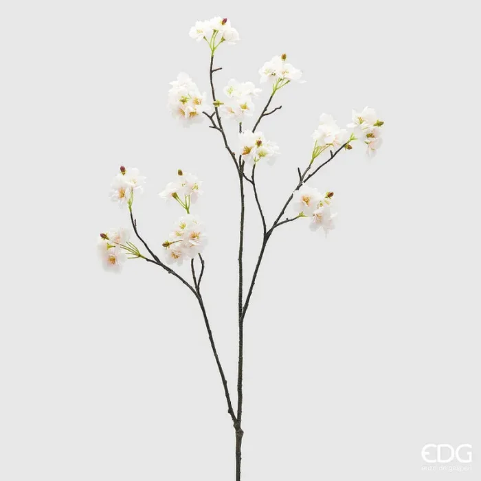 EDG Enzo De Gasperi Ramo Sakura Fiori di Ciliegio Artificiale H 110 Cm Light Pink