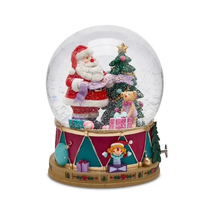 EDG Enzo De Gasperi Sferacqua Babbo Natale con Scritta e Carillon H21 Multicolor Online ora