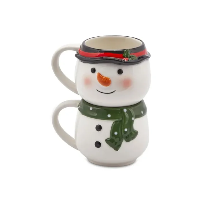 EDG Enzo De Gasperi Tazza Uomo Neve Impilabile 2 Pezzi H17 White Black Online