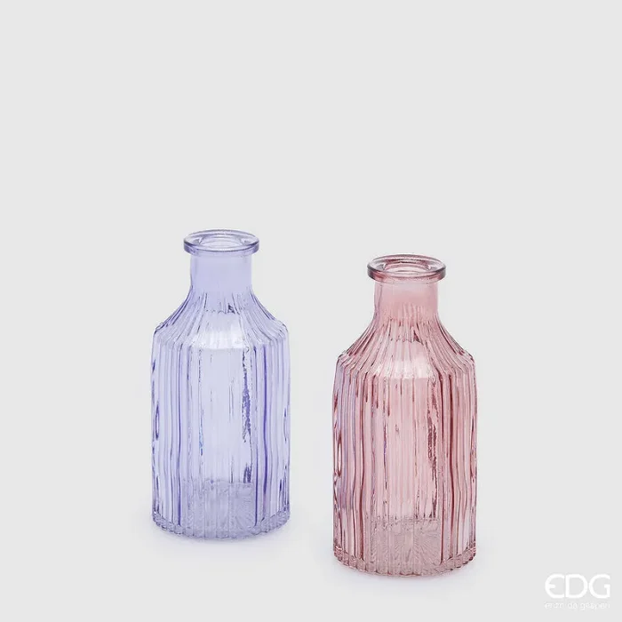 EDG Enzo De Gasperi Vaso Bottiglia H 15 Cm D 7 Cm 2 Ass. Pink 1 Pz Vendita online