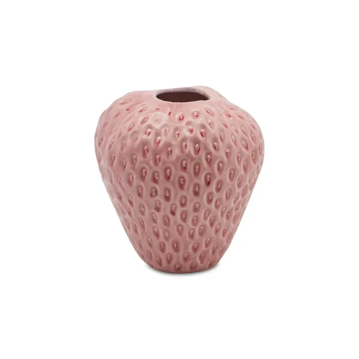 EDG Enzo De Gasperi Vaso Chakra Fragola H 21 Cm D 20 Cm Pale Pink