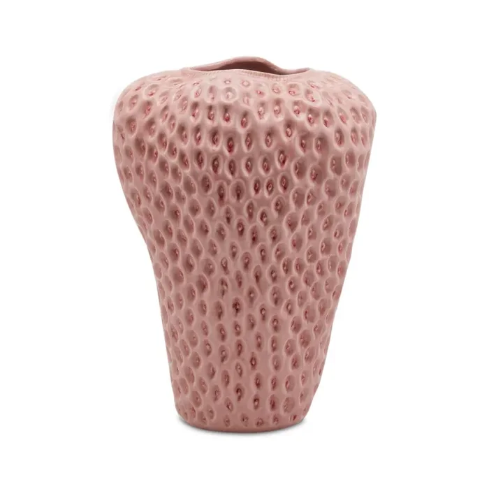 EDG Enzo De Gasperi Vaso Chakra Fragola H 37 Cm D 25 Cm Pale Pink