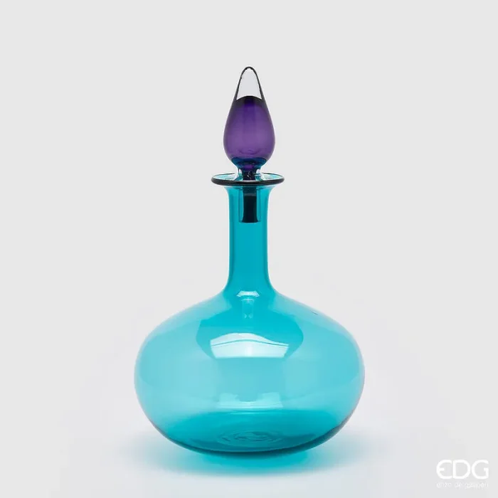 EDG Enzo De Gasperi Vaso con Tappo H 46 Cm D 26,5 Cm Scatola Bianca con Logo Light Blue Online