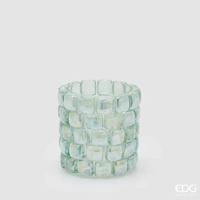 EDG Enzo De Gasperi Vaso Gemme Cilindro H 12,5 Cm D 13 Cm Natural Trasparente 1 Pz Online ora