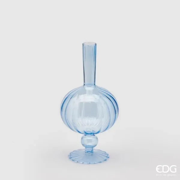 EDG Enzo De Gasperi Vaso Monofiore Ovoide H25 D12,5 C2 Light Blue