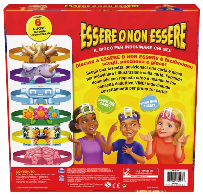 Editrice Giochi, Essere o Non Essere, Giochi da Tavolo per Indovinare Chi Sei, Giochi di Società per la Famiglia, carte per bambini, da 6 anni in su - immagine 2