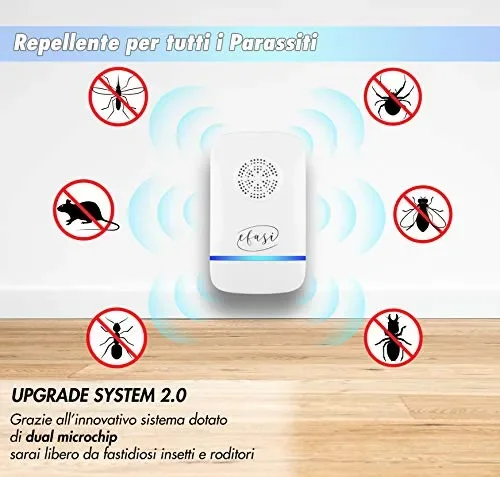 EFASI Repellente Ultrasuoni, Ultrasuoni per Topi, Professionale 2020,… - immagine 2