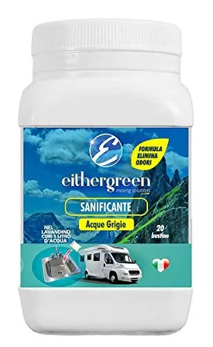Eithergreen SANIFICANTE – Elimina odori per acque grigie – lavandini,…