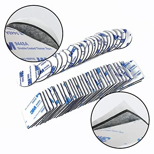 EKKONG Pad Biadesivo, 100 Pezzi nastro biadesivo extra forte, Quadrato e 100 - immagine 3