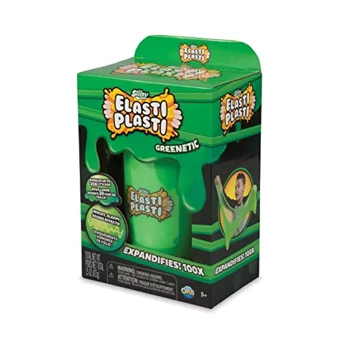 Elasti Plasti 79376 Greenetic Slime 425g, Colore Verde