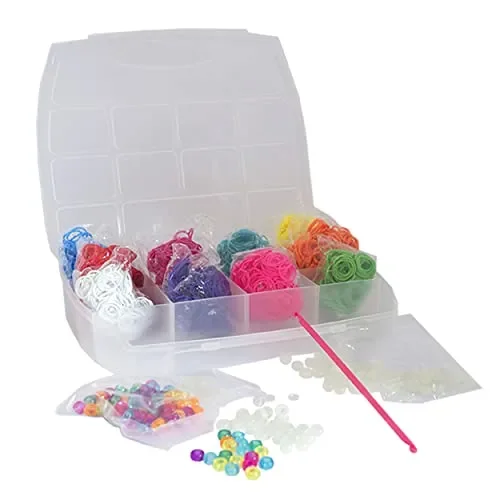 Elasticolor Pro Refill Set Medio, Scatola con Elastici colorati per costruire Braccialetti e Collane – Nice Group, 03004 - immagine 2