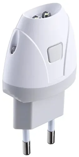 Electraline 58303 Torcia d’Emergenza Automatica con Funzione Luce di Bianco