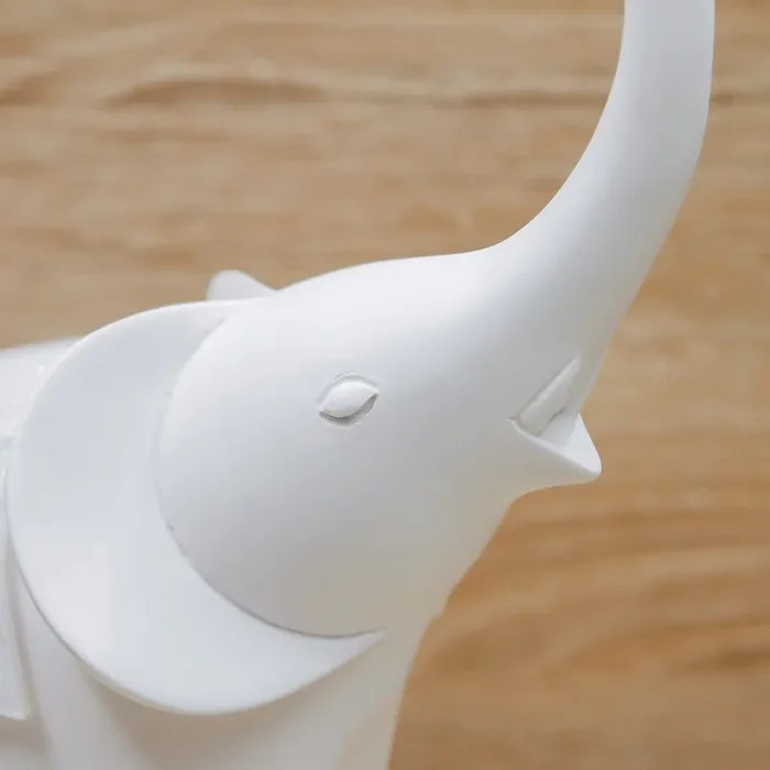 Elefante Grande Bianco con Corazza Lully Argenti - immagine 2