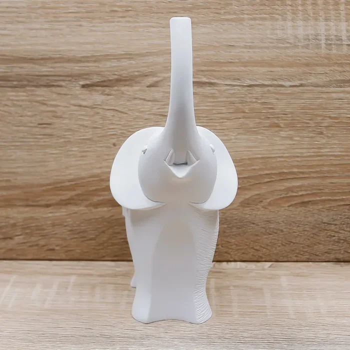 Elefante Grande Bianco con Corazza Lully Argenti - immagine 3