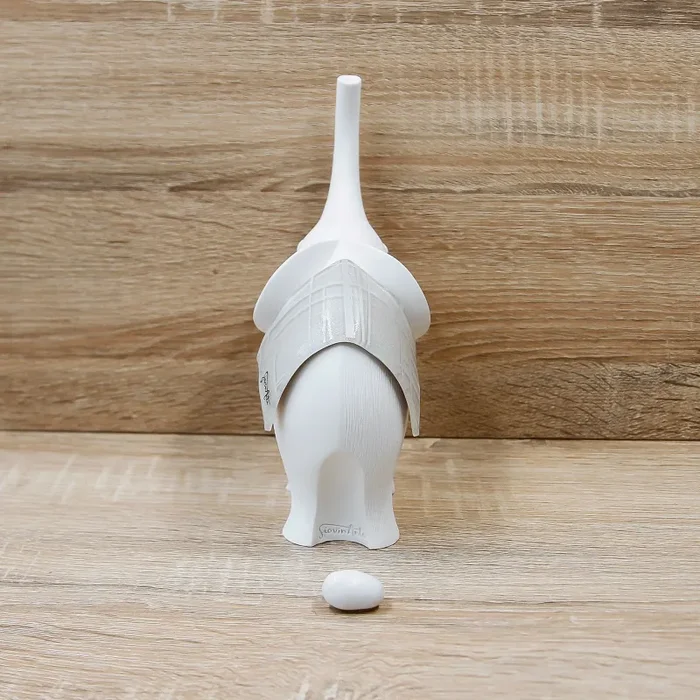 Elefante Grande Corazza Tortora Lully Argenti Online - immagine 2