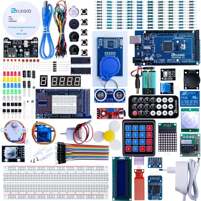 Elegoo MEGA2560 R3 Lo Starter Kit più Completo con Tutorial Italiano Compatibile con i Progetti IDE di Arduino