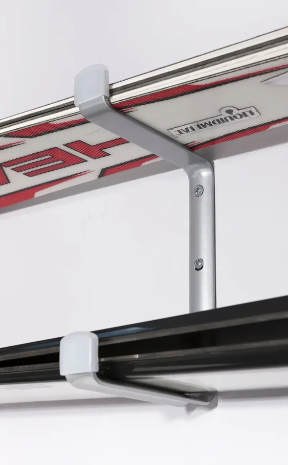 Element System sci, sci ganci da parete, 185 x 130 mm, Bianco Alluminio - immagine 3