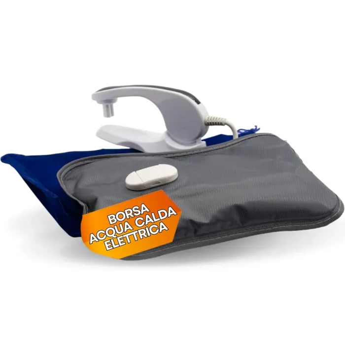ELETTROCASA – Borsa Acqua Calda Elettrica TEPORINO – Borsa Calda Elettrica Ricaricabile Pronta in 10′ – Borsa dell’Acqua Calda Mantenimento Calore 6h