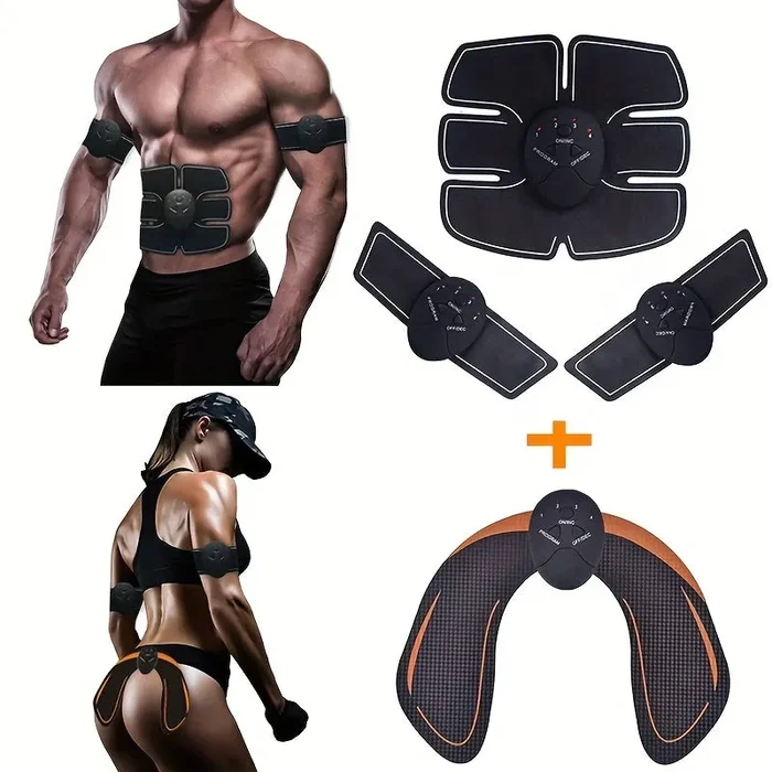 Elettrostimolatore Muscolare EMS Wireless Buttocks Hip Trainer Addominale ABS Stimolatore Fitness Body Slimming Massager (batteria Non Inclusa)