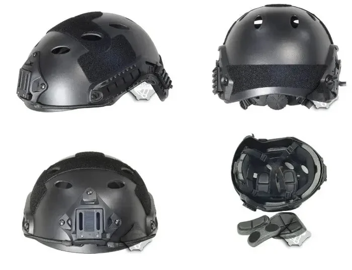 Elmetto Fast PJ FMA – Black