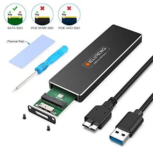 ELUTENG Adattatore M2 Sata SSD a USB 3.0 Super M.2 SATA a new