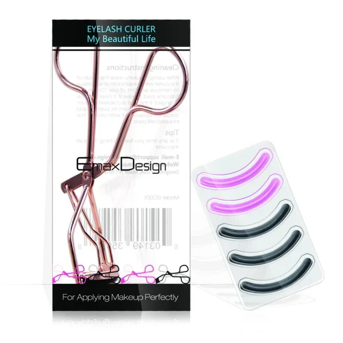 EmaxDesign Piegaciglia in metallo Strumento di trucco professionale con 5… - immagine 2