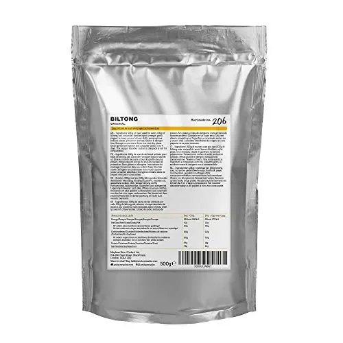 Ember Biltong 500g – Carne Secca Beef Jerky Originale – Snack Proteico,… - immagine 2