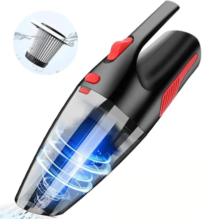 EMOCCI Aspirapolvere Auto Senza Fili Potente Portatile a Mano Basso…