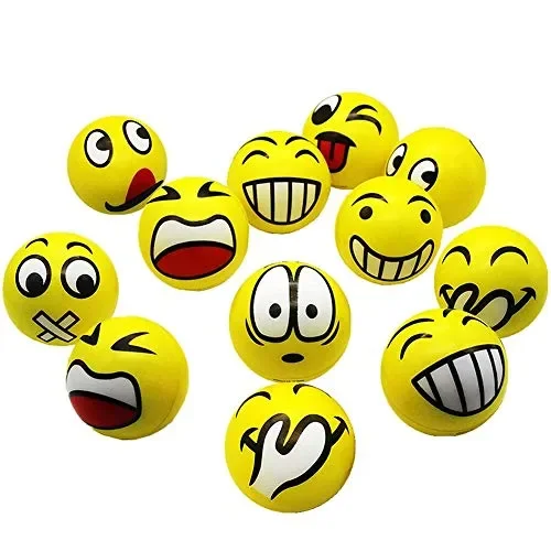Emoji Anti-Stress Palla Stress Compressione Facciale Giocattolo per…