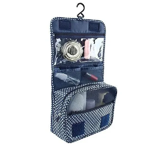 Emwel appeso Toiletry Organizer Travel trousse per donne e uomini – Blu Scuro Online - immagine 3