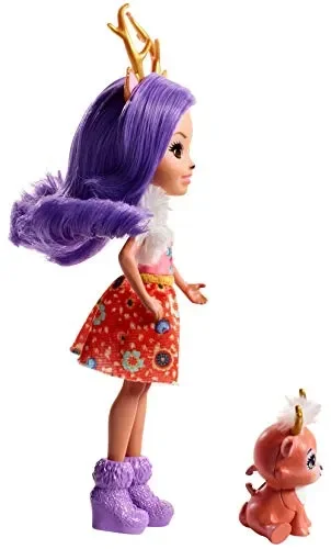 Enchantimals- Bambola Danessa Il Cerbiatto con Amico Cucciolo, Playset per… Saldi - immagine 2